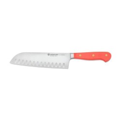 Couteau Santoku Classic color coral Peach 17 cm