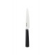 Couteau à tomate micro dentures CHOWA manche noir 12,5 cm