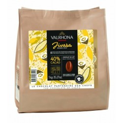 FEVES CHOCOLAT LAIT JIVARA 40% 1KG