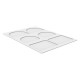 Tapis silicone forme embout de bûche 6 empreintes