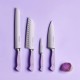 Couteau Santoku Classic color purple Yam 17 cm