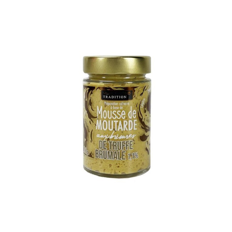 Moutarde aux brisures de truffe noire 130g - SAVOR ET SENS