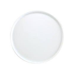 Plat à tarte en porcelaine blanc Ø 33 cm