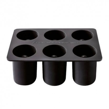 Moule Cookie Shot fibre de verre 6 empreintes