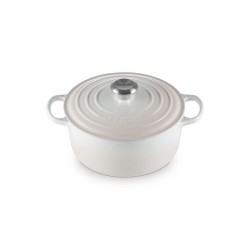 Cocotte en fonte ronde Signature meringue 24 cm