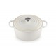 Cocotte en fonte ronde Signature meringue 28 cm
