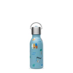 Bouteille isotherme enfant Honolulu bleu acier 35 cl