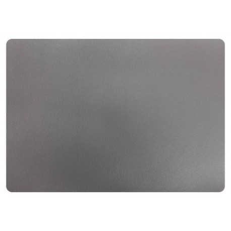 Set de table rectangle cuir gris 43 x 30 cm