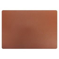 Set de table rectangle cuir brun 43 x 30 cm