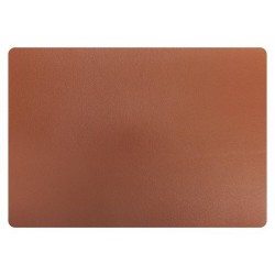 Set de table rectangle cuir brun 43 x 30 cm