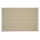 Set de table rectangle PVC blanc et or 45 x 30 cm