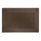 Set de table rectangle PVC marron 45 x 30 cm