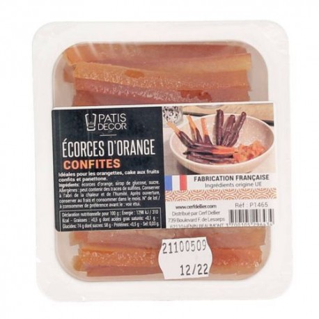 Écorce d'orange confite - 145 g