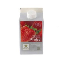 Purée de fruits fraise - 500 g