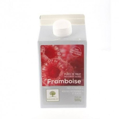 Purée de fruits framboise - 500 g