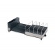 Égouttoir vaisselle extensible XXL inox gris