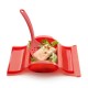 Papillote cuisson vapeur silicone rouge 1-2 personnes