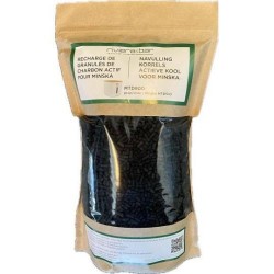 Granules de charbon actif pour réducteur de biodéchets