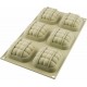 Moule Silikomart 3D mini Eleganza 6 empreintes