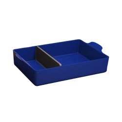L'incroyable plat à four ajustable bleu myrtille 40 x 27 x 9,5 cm L'incroyable plat à four ajustable bleu myrtille 40 x 27 x 9,5 cm