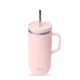 Cold cup isotherme avec anse rose pastel 60 cl