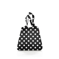 Sac pliable mini maxi shopper dots white