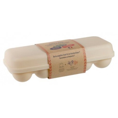 Boite 10 œufs bioplastique