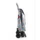 Chariot de courses pliable 4 roues - 2 directionnelles Birds