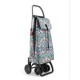 Chariot de courses pliable 4 roues - 2 directionnelles Birds