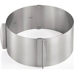 Cercle à pâtisserie extensible ø 16 à 30 cm Cercle à pâtisserie extensible ø 16 à 30 cm