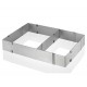 Cadre à pâtisserie extensible 27,5 à 52,5 cm