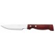 Couteau à steak lame crantée manche bois 12 cm