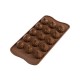 Moule silicone Flamme 15 empreintes