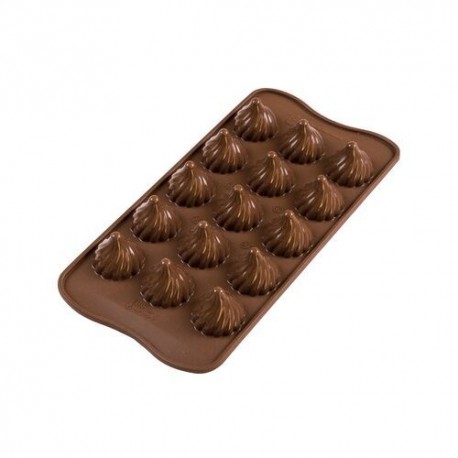 Moule silicone Flamme 15 empreintes