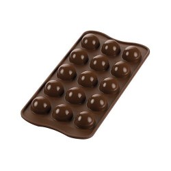 Moule silicone sphere chocolat 15 empreintes