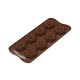 Moule silicone fleurs 8 empreintes