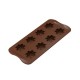 Moule silicone fleurs 8 empreintes