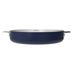 Poêle inox La Merveilleuse bleu myrtille Ø 24 cm