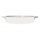 Poêle inox La Merveilleuse blanc polaire Ø 24 cm