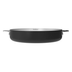 Poêle inox La Merveilleuse noir graphite Ø 24 cm