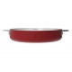 Poêle inox La Merveilleuse rouge passion Ø 24 cm