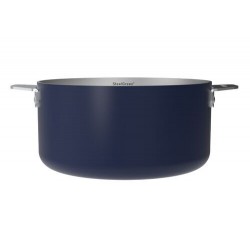 Casserole inox La Merveilleuse bleu myrtille Ø 20 cm
