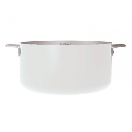 Casserole inox La Merveilleuse blanc polaire Ø 20 cm