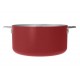 Casserole inox La Merveilleuse rouge passion Ø 20 cm