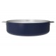 Sauteuse inox La Merveilleuse bleu myrtille Ø 28 cm