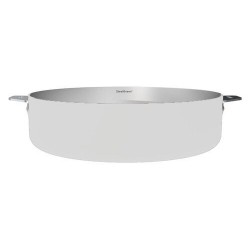 Sauteuse inox La Merveilleuse blanc polaire Ø 28 cm