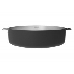 Sauteuse inox La Merveilleuse noir graphite Ø 28 cm