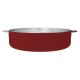 Sauteuse inox La Merveilleuse rouge passion Ø 28 cm