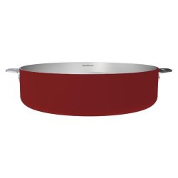 Sauteuse inox La Merveilleuse rouge passion Ø 28 cm