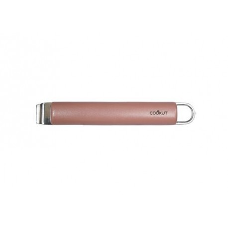 Poignée amovible La Merveilleuse inox rose guimauve